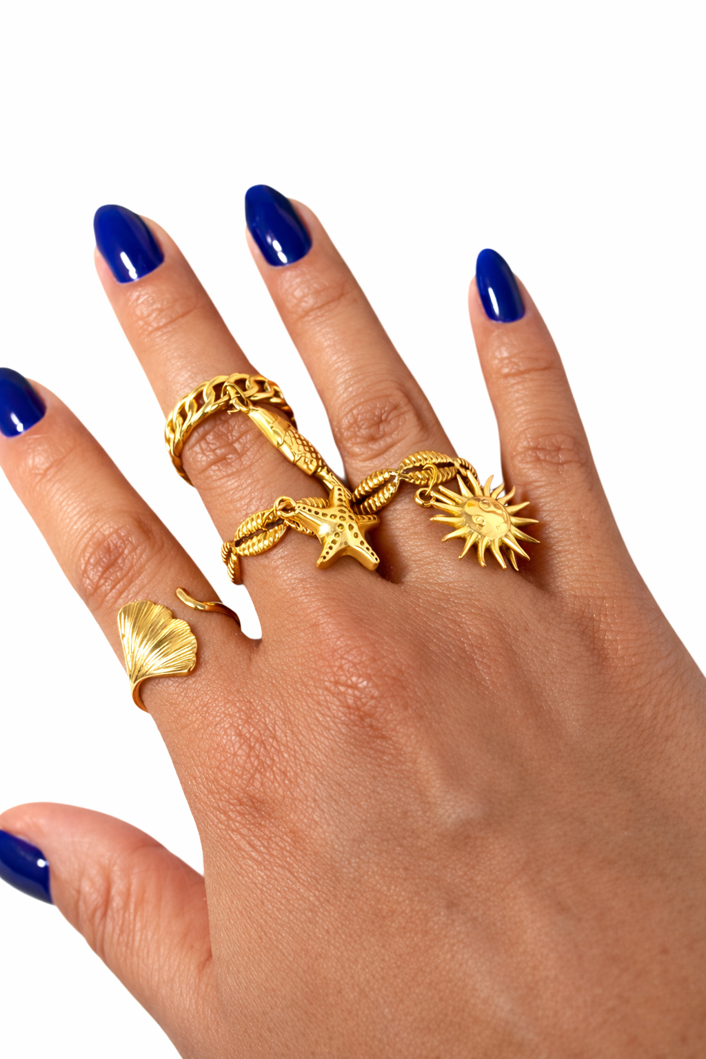 GOLDEN TIDE CHARM RINGS