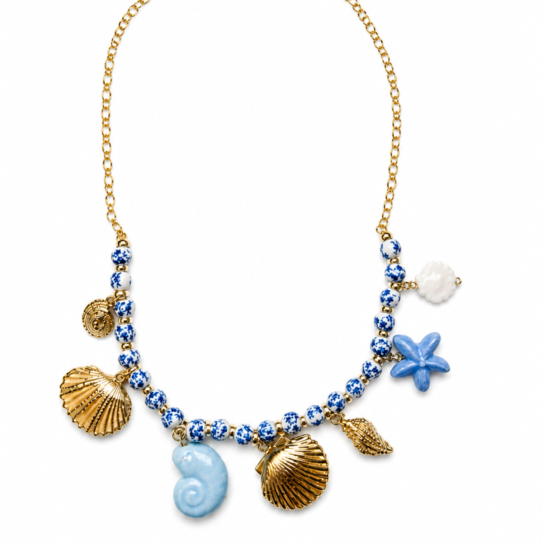 AZURE SEAS CHARM NECKLACE