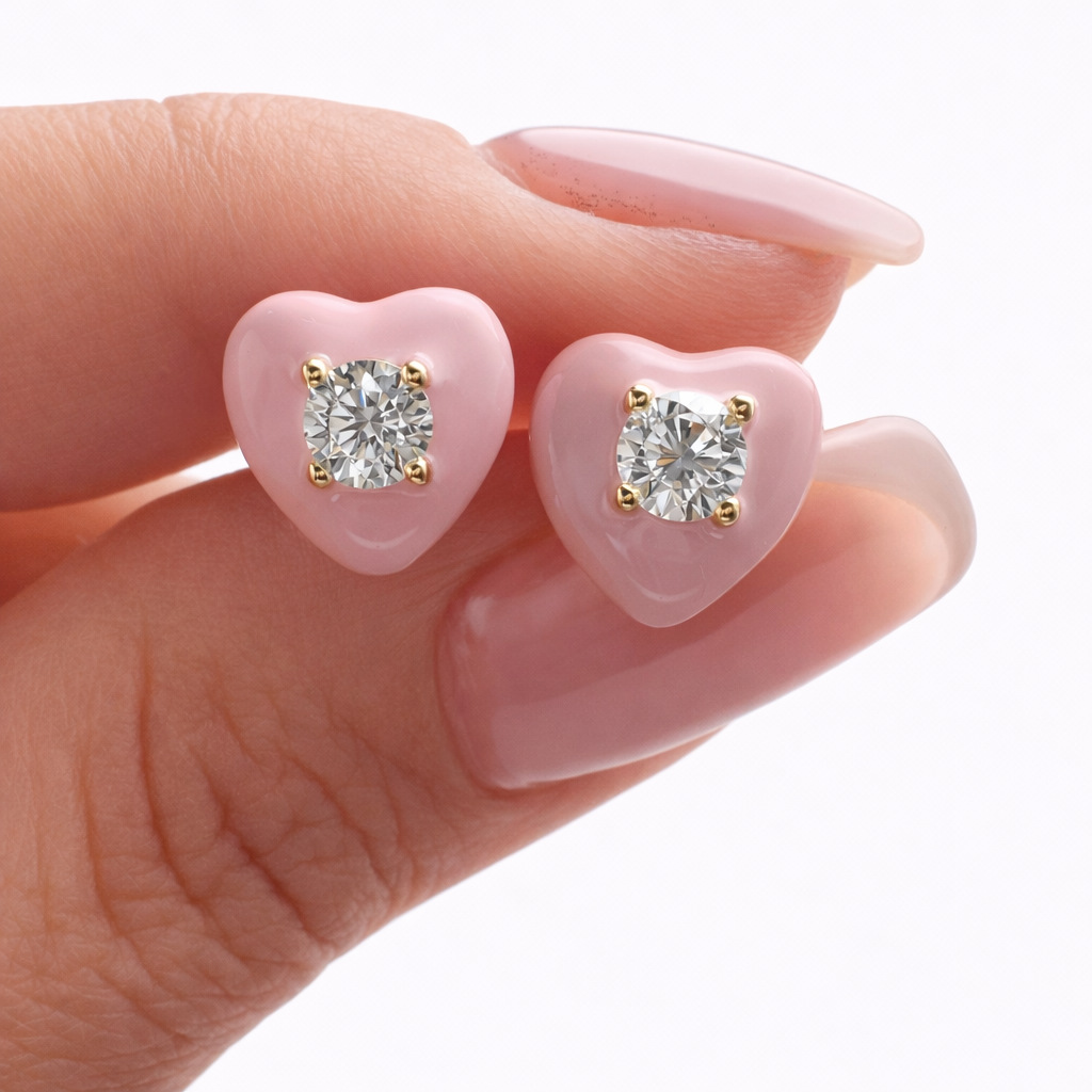 SWEET PINK STUDS