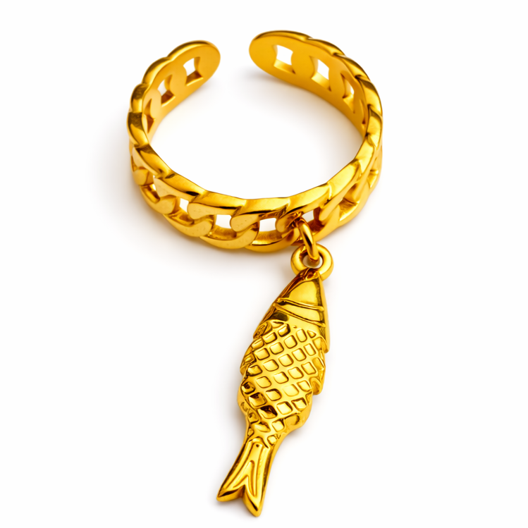 GOLDEN TIDE CHARM RINGS