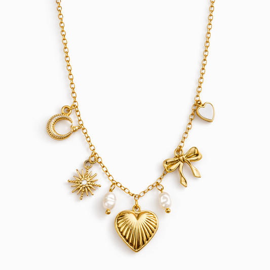 SWEETIE CHARM HEART NECKLACE