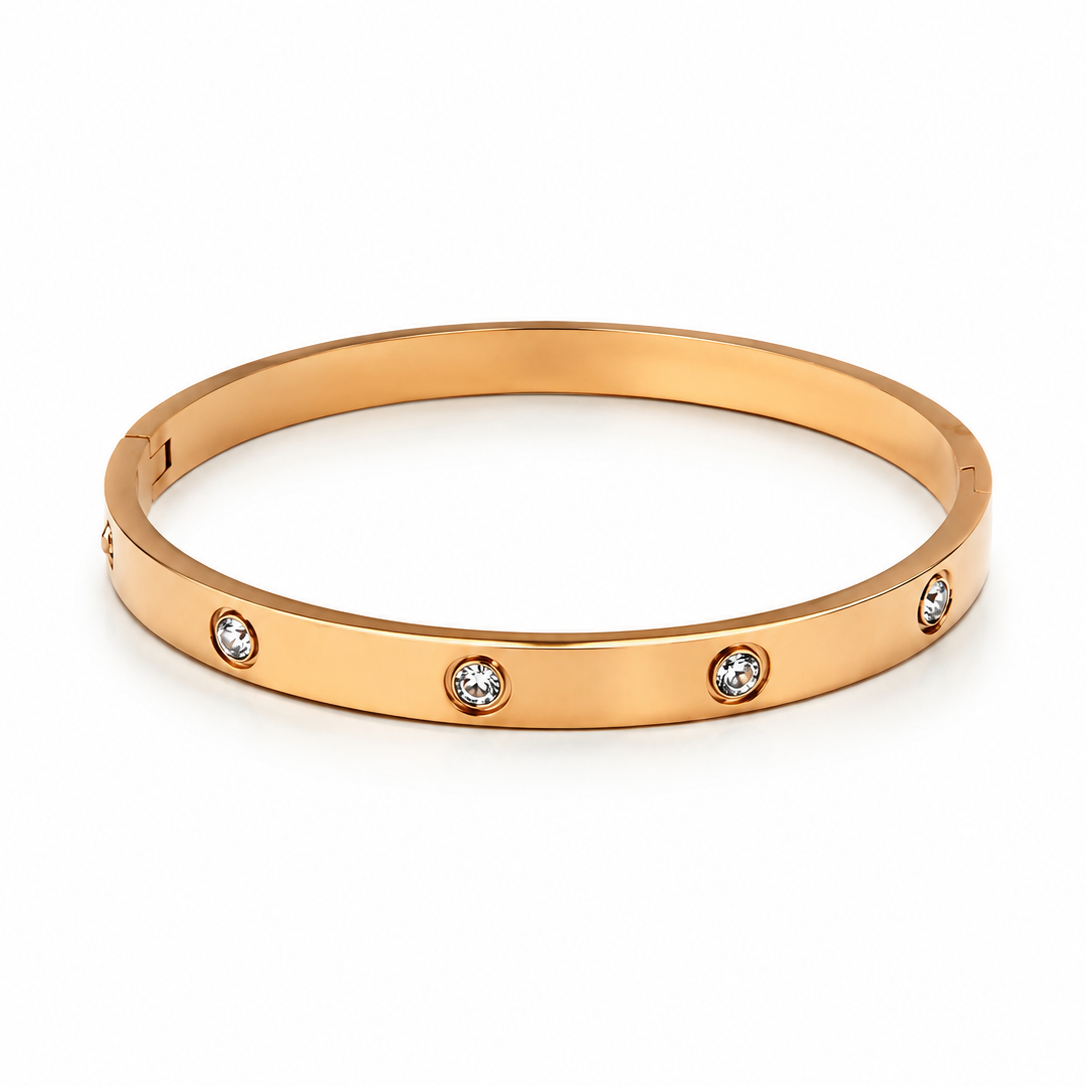 LUMIERE CRYSTAL BANGLE BRACELET