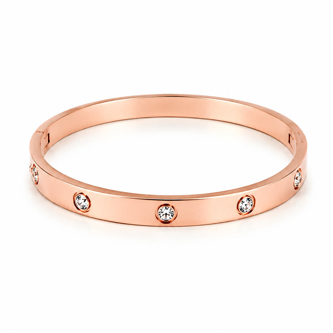 LUMIERE CRYSTAL BANGLE BRACELET