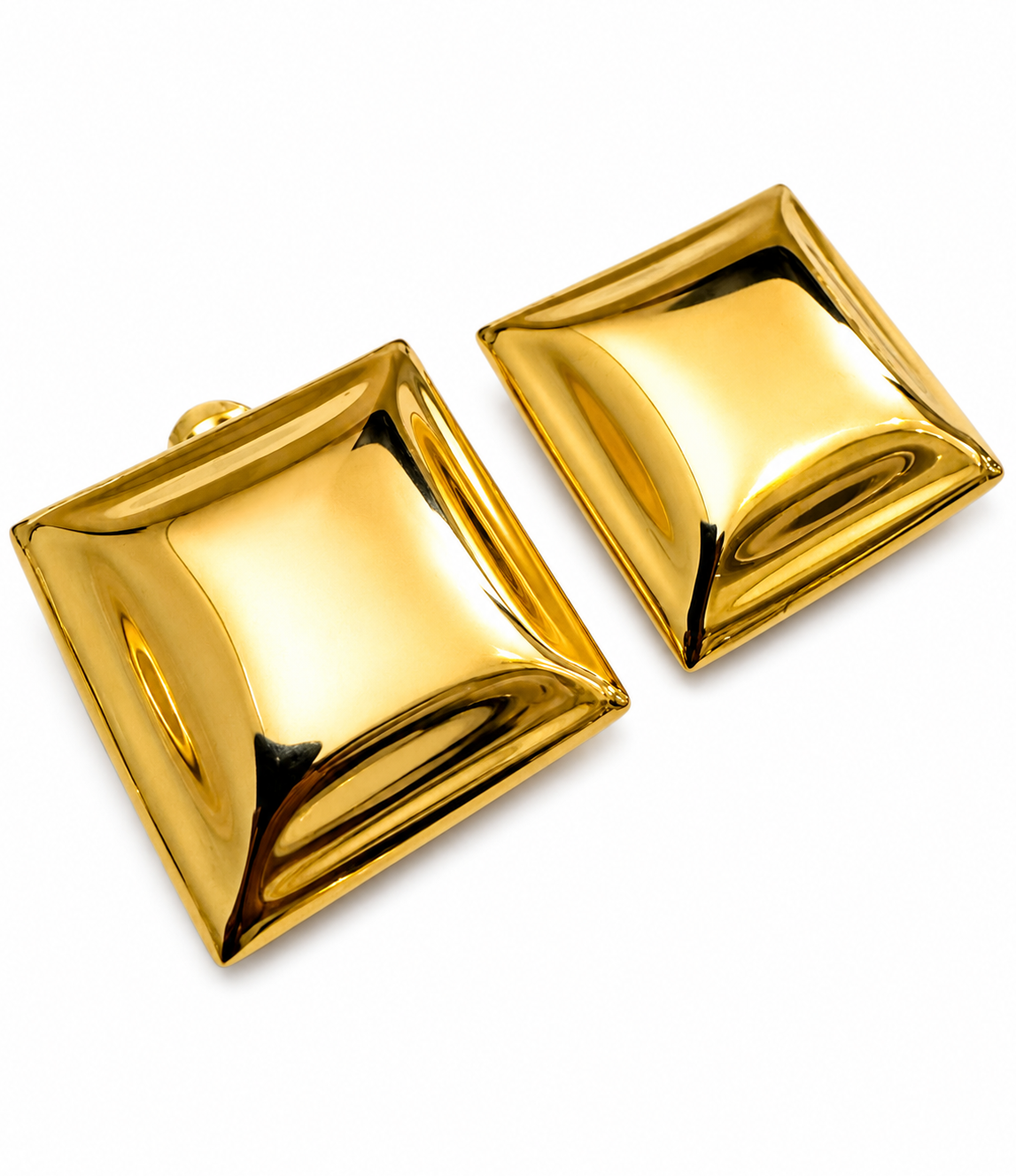 MIRAGE SQUARE STUD EARRINGS