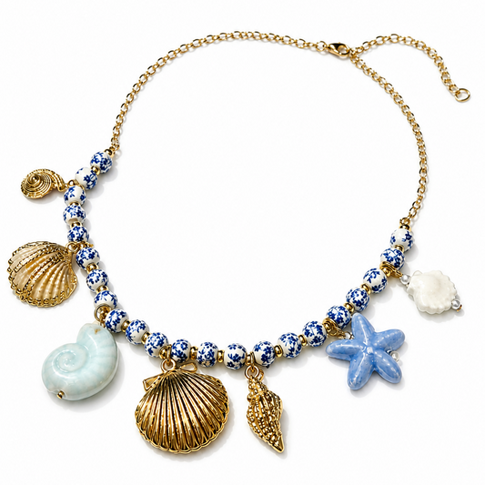 AZURE SEAS CHARM NECKLACE