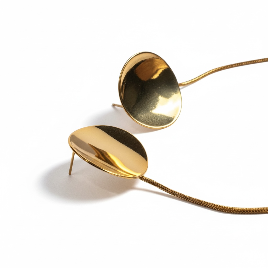 GOLDEN DROP PEARL EARRINGS