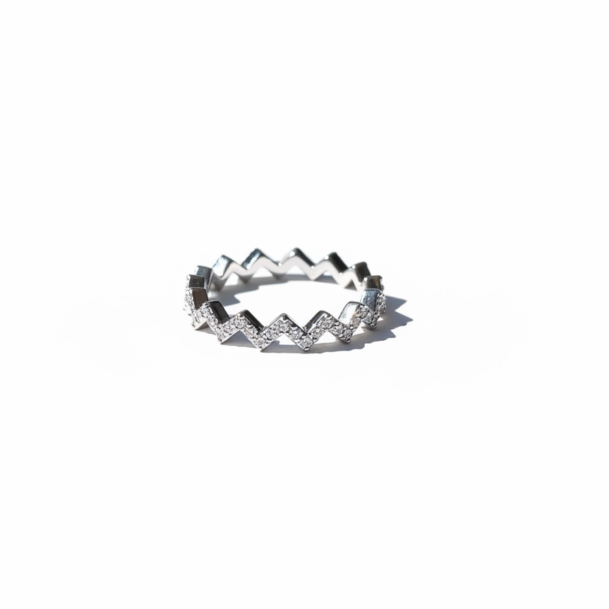 ZARA ZIGZAG BAND RING