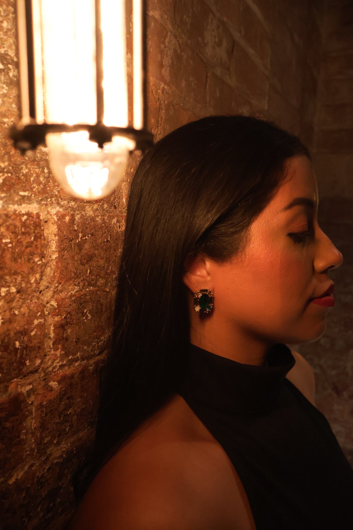 THE EMERALD LUXE EARRINGS