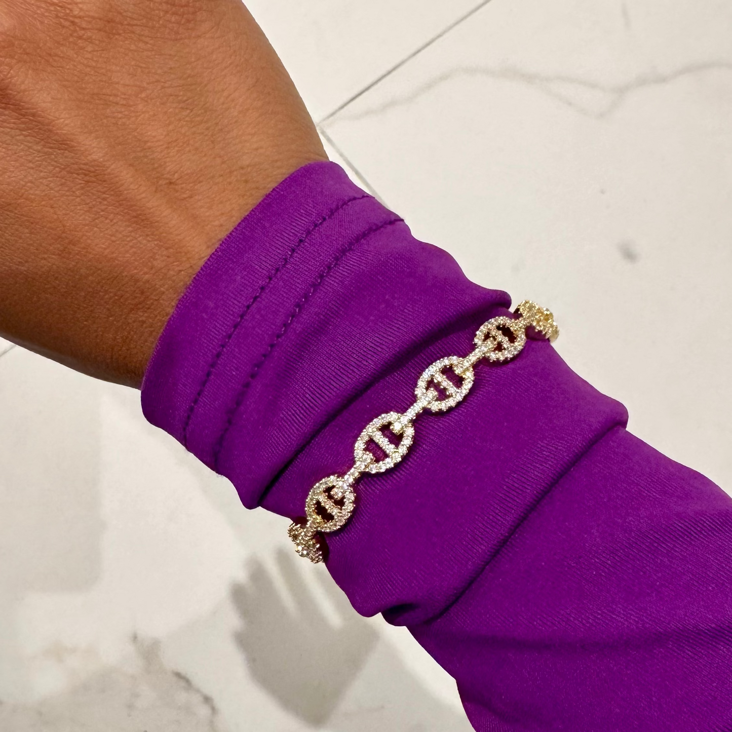 ROYAL LINK CRYSTAL BRACELET