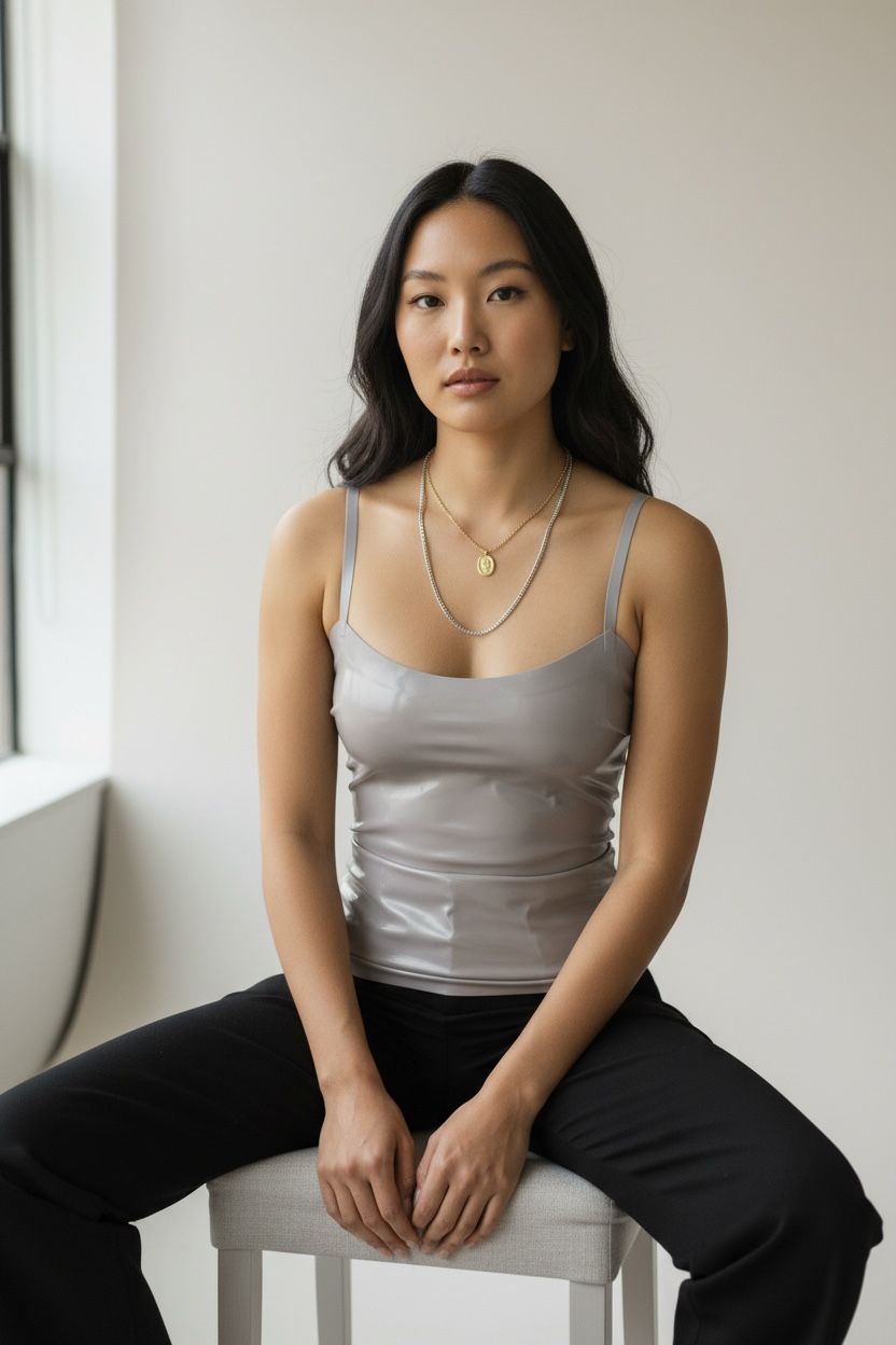 CELEST PEARL MEDALLION NECKLACE