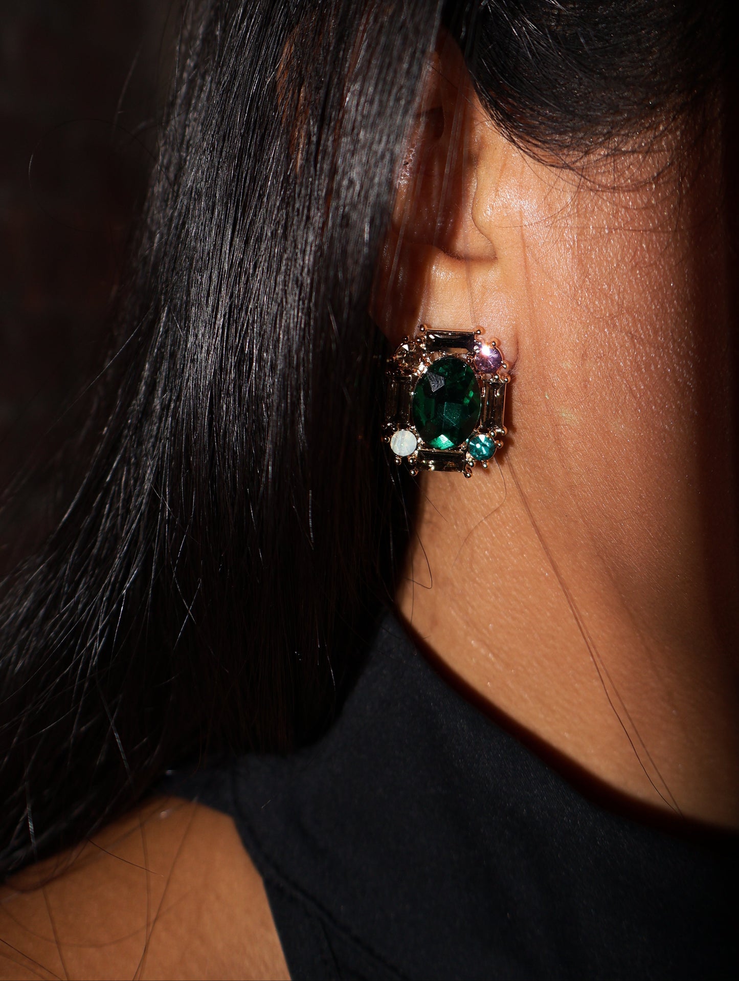 THE EMERALD LUXE EARRINGS